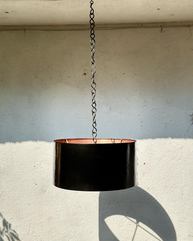 Black Pendant Light Kitchen - Copper Ceiling Light Fixture  - Cyrex