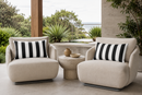 Black White Stripe Outdoor Cushion Covers – 2 Pack | Patio Pillow Covers | Fits IKEA Duvholmen & Kuddarna