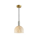 Brass Blair Alabaster Pendant Light