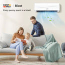 Blast Series 9000 BTU 17 SEER2 208-230V Ductless Mini Split Air Conditioner and Heater by LJGDeals