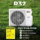 Blast Pro 38000 BTU 4 Zone 20 SEER2 Mini Split AC with Heat Pump by DirectDeals