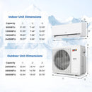 Blast Pro 38000 BTU 4 Zone 20 SEER2 Mini Split AC with Heat Pump by LJGDeals
