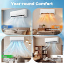Blast Pro Series 12000 BTU 20 SEER2 115V Wifi Enabled Mini Split Air Conditioner and Heater by LJGDeals