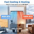 Blast Pro Series 9000 BTU 20 SEER2 115V Wifi Enabled Mini Split Air Conditioner and Heater by LJGDeals