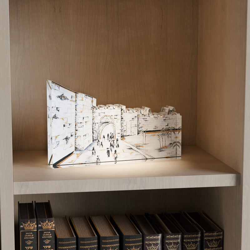 Shaar Yafo Block, installed in a room