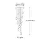 Bloom Porcelain Petals Pendant Light