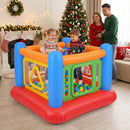 Inflatable Bounce House for Kids with Transparent Side Walls by LJGDeals