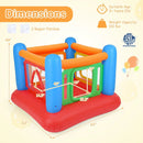 Inflatable Bounce House for Kids with Transparent Side Walls by LJGDeals
