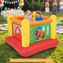 Inflatable Bounce House for Kids with Transparent Side Walls by LJGDeals