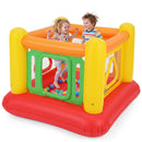 Inflatable Bounce House for Kids with Transparent Side Walls by LJGDeals