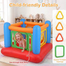 Inflatable Bounce House for Kids with Transparent Side Walls by LJGDeals