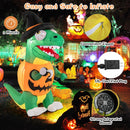 Blow up Inflatable Pumpkin Dinosaur Yard Decoration with Built-in LED Lights by LJGDeals