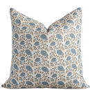 Mabel Blue Floral Pillow Cover