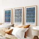 Trendy Neutral Art Set of 3 William Morris Decor by Wall Art Set
