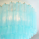 Blue Glass Tube Murano Ceiling Lamp
