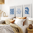 Henri Matisse Museum Blue Wall Art Print Set by Wall Art Set