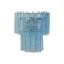 Star Shaped Blue Textured Glass Wall Lamp