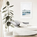Blue Ocean Waves Poster. Coastal Wall Art by Wall Art Set