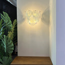 Blue Vintage Murano Glass Wall Lamp