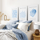Light Blue Henri Matisse Exhibition Art Set by Wall Art Set