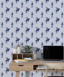 Blue Cowboy Rodeo Western Wallpaper