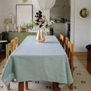 Blue Dotted Tablecloth by Galley & Fen