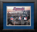 NHL Hockey Photo Picture Frame Kit - Buffalo Sabres (Blue Matting, Silver Trim) by Dynasty Sports & Framing