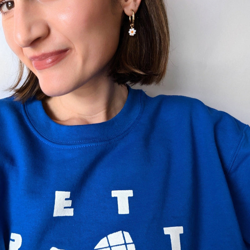 Charm Hoop Earrings | Daisies