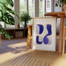 Blue Tribal Shapes 2