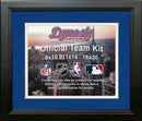 MLB Baseball Photo Picture Frame Kit - Kansas City Royals (Blue Matting, White Trim) by Dynasty Sports & Framing