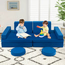 10-Piece Kids Play Couch Sofa with Portable Handle by LJGDeals