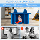 10-Piece Kids Play Couch Sofa with Portable Handle