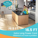 1400W Handheld Steam Cleaner with 14 Accessories & Child Lock