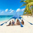 20 x 20 Feet Beach Canopy Tent with UPF50+ Sun Protection and Shovel by LJGDeals