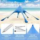 20 x 20 Feet Beach Canopy Tent with UPF50+ Sun Protection and Shovel by LJGDeals