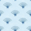 Blue Coquette Preppy Bow Fan Wallpaper