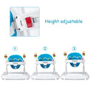 Adjustable Height Removable Folding Portable Baby Walker by LJGDeals