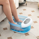 Foot Spa Massager Tub with Removable Pedicure Stone and Massage Beads-Blue by LJGDeals