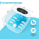 Foot Spa Massager Tub with Removable Pedicure Stone and Massage Beads-Blue by LJGDeals