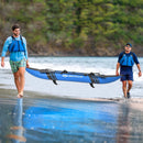 Inflatable 2-person Kayak Set with Aluminium Oars and Repair Kit by LJGDeals