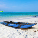 Inflatable 2-person Kayak Set with Aluminium Oars and Repair Kit by LJGDeals