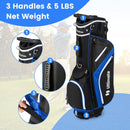 Lightweight Golf Stand Bag with 14 Way Top Dividers and 6 Pockets by LJGDeals