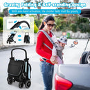 One-Hand Folding Portable Lightweight Baby Stroller with Aluminum Frame by LJGDeals