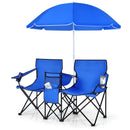 Portable Folding Picnic Double Chair by LJGDeals
