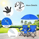 Portable Folding Picnic Double Chair by LJGDeals
