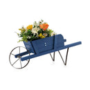 Wooden Wagon Planter with 9 Magnetic Accessories for Garden Yard by LJGDeals