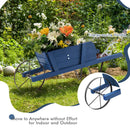 Wooden Wagon Planter with 9 Magnetic Accessories for Garden Yard by LJGDeals