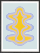 Blue and yellow shape