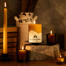 Hand-Dipped Beeswax Taper Candles - Bulk 4-Pair Bundle by Bluecorn Candles