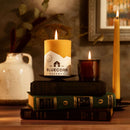 Pure Beeswax Pillar Candles by Bluecorn Candles